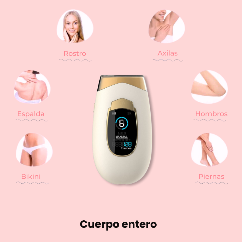 Depiladora Láser - Depilación Profesional en Casa con Tecnología Láser 🌸 Dropea