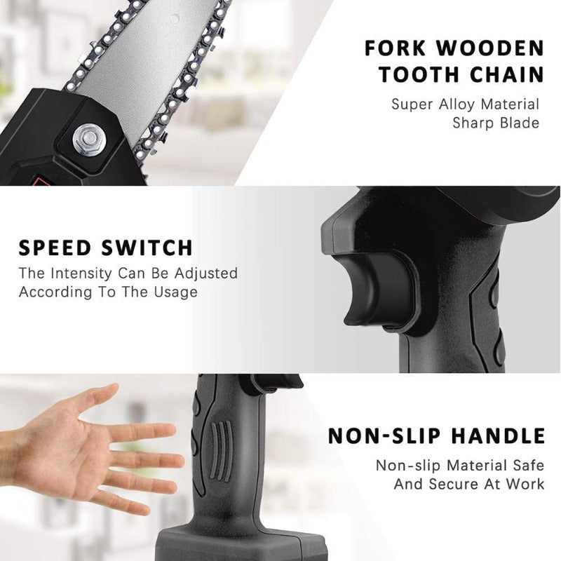 Mini Motosierra De Mano Portátil 24v Pura Tienda