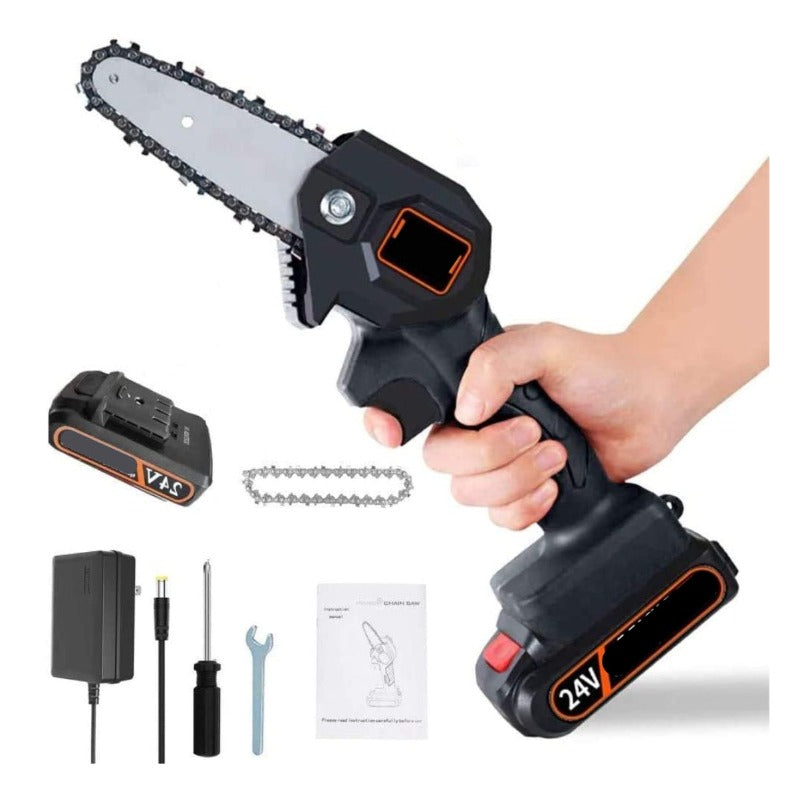 Mini Motosierra De Mano Portátil 24v Pura Tienda