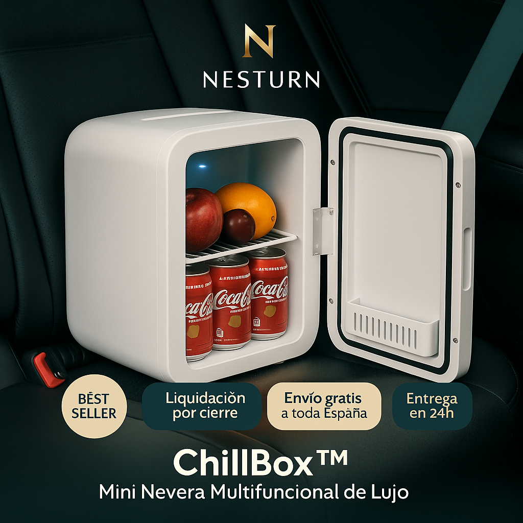 🧊 Nesturn ChillBox™ – Mini Nevera Multifuncional de Lujo Tienda Espanha