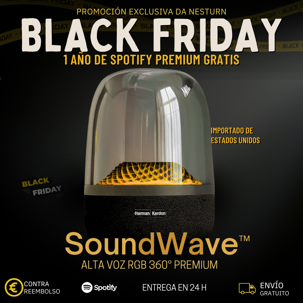 Aurion SoundWave – Altavoz RGB 360 Premium Tienda Espanha