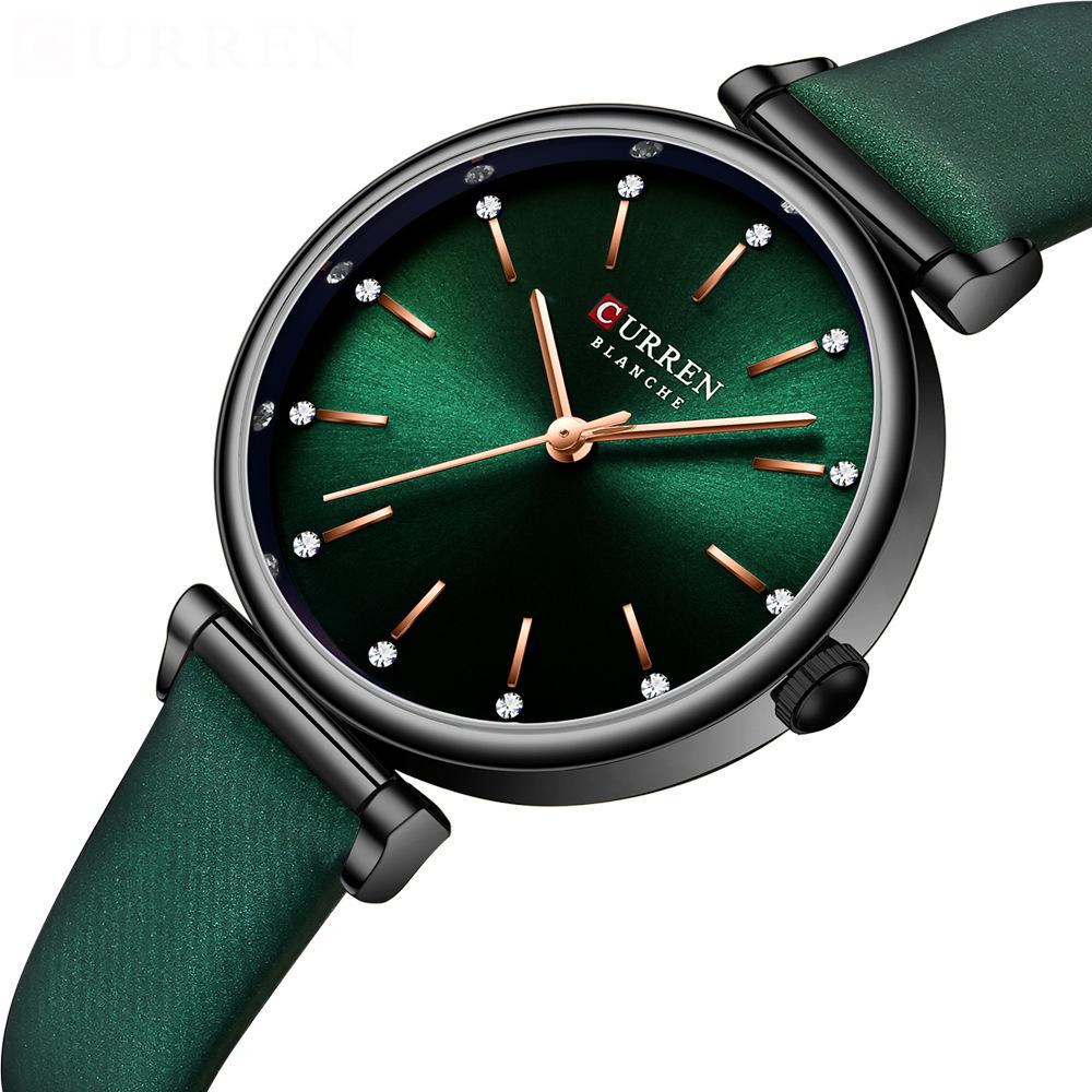 Reloj Curren 9081 CUERO Mujer Dama Negoc Pura Tienda
