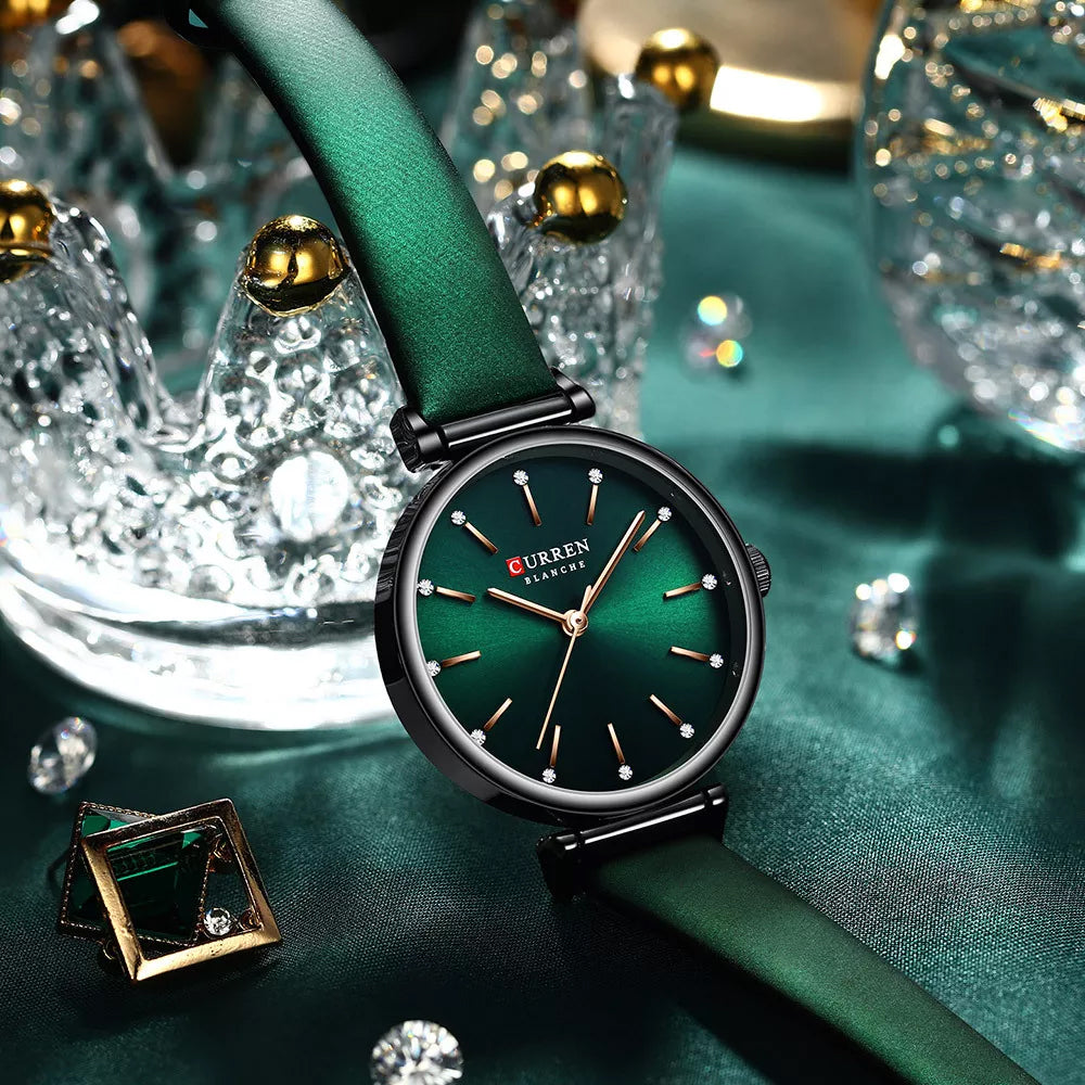 Reloj Curren 9081 CUERO Mujer Dama Negoc Pura Tienda