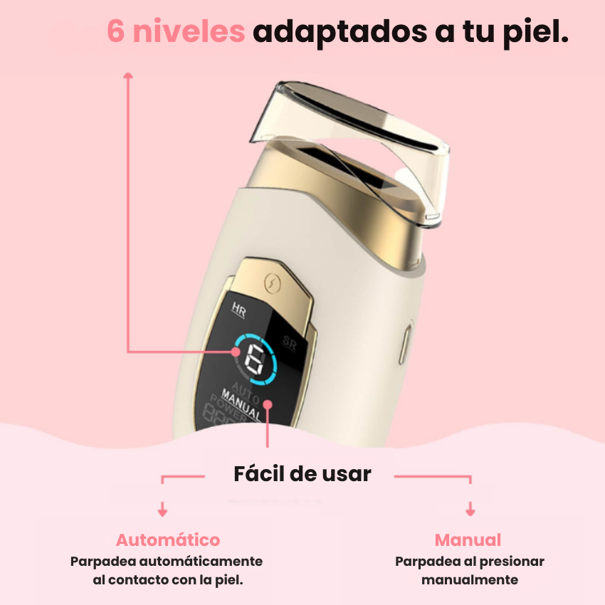 Depiladora Láser  - Depilación Profesional en Casa con Tecnología Láser 🌸 Dropea