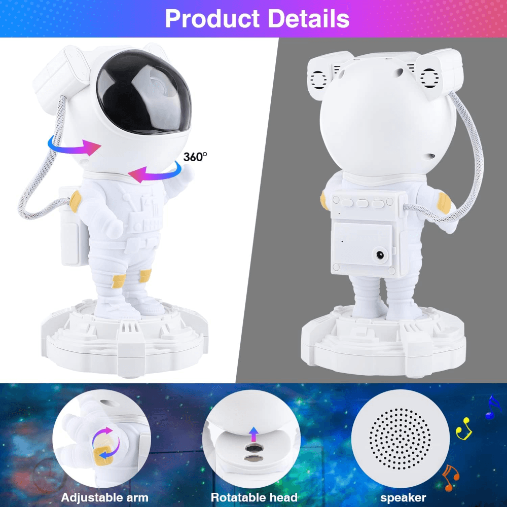 Astronauta Proyector de Galaxia y Nebula: ¡Viaje Estelar en tu Hogar! 🌌🚀 VOE