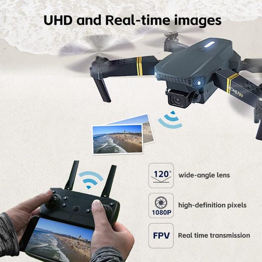 Drone Plegable Con Cámara Wifi 2.4g 998w Pura Tienda