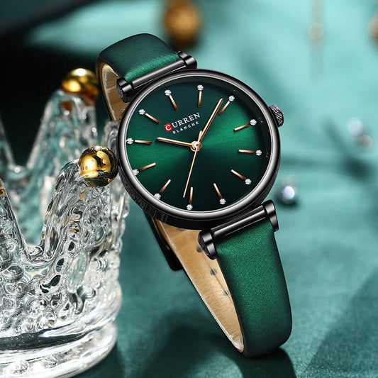 Reloj Curren 9081 CUERO Mujer Dama Negoc Pura Tienda
