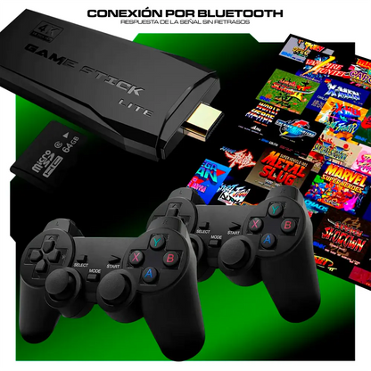 Consola de Videojuegos GameStick 4K - 20000 Juegos Retro Pura Tienda