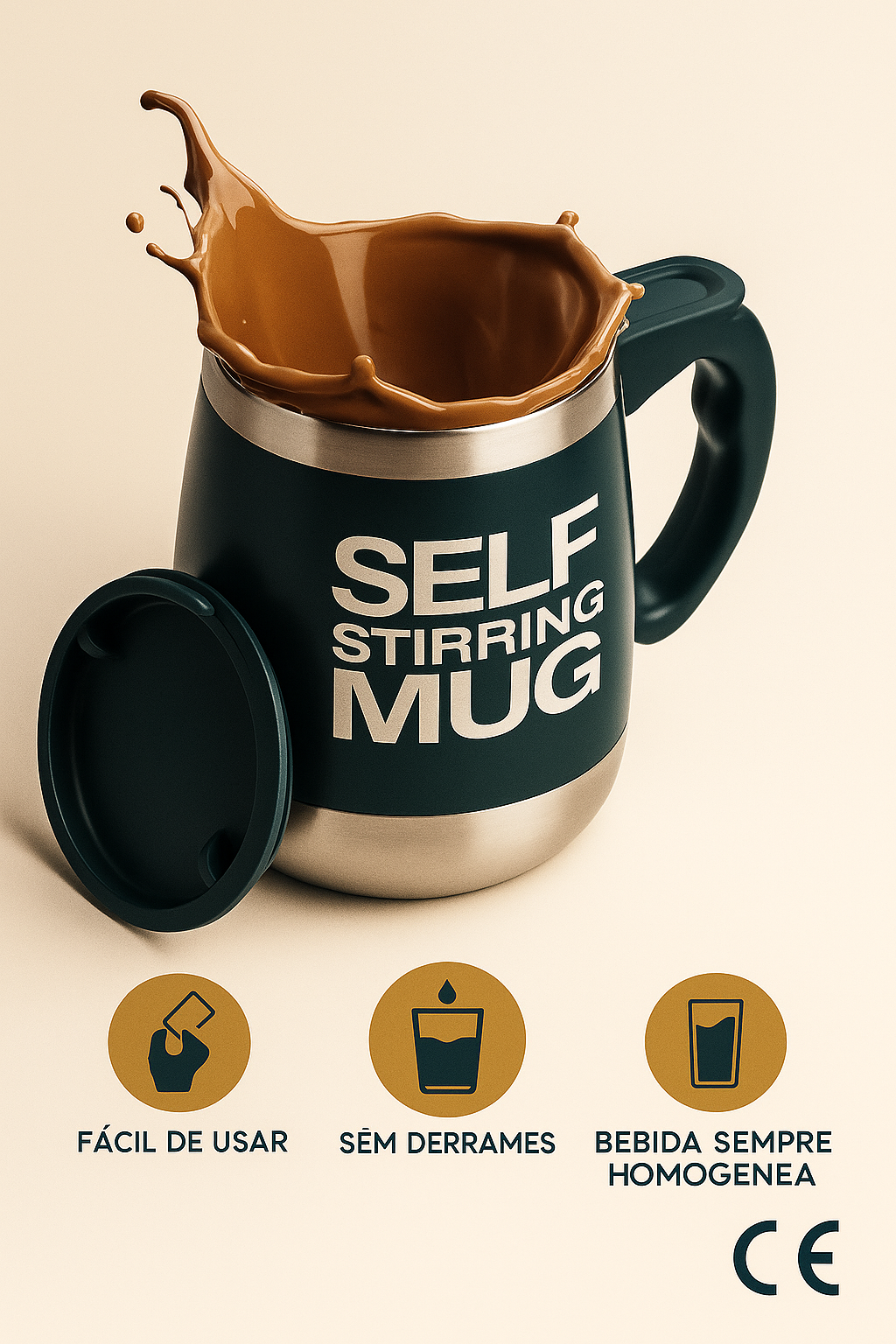 ¡Vaso Mug Mezclador Eléctrico: La Fusión Perfecta! VOE