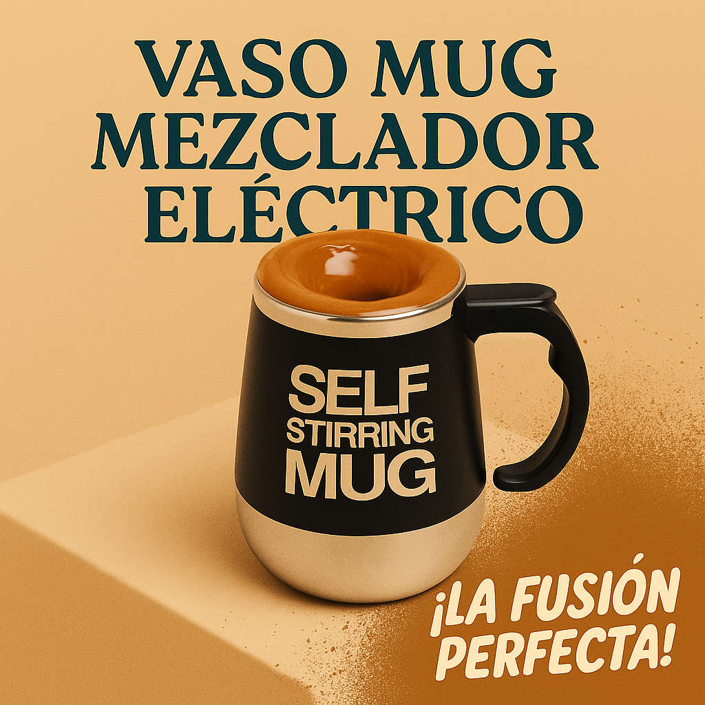 ¡Vaso Mug Mezclador Eléctrico: La Fusión Perfecta! VOE