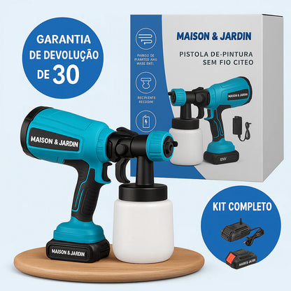 PISTOLA PARA PINTAR ELÉCTRICA Incluye: guantes, gafas, filtro, cepillo, tubo, limpiador y 2 baterías. Dropea