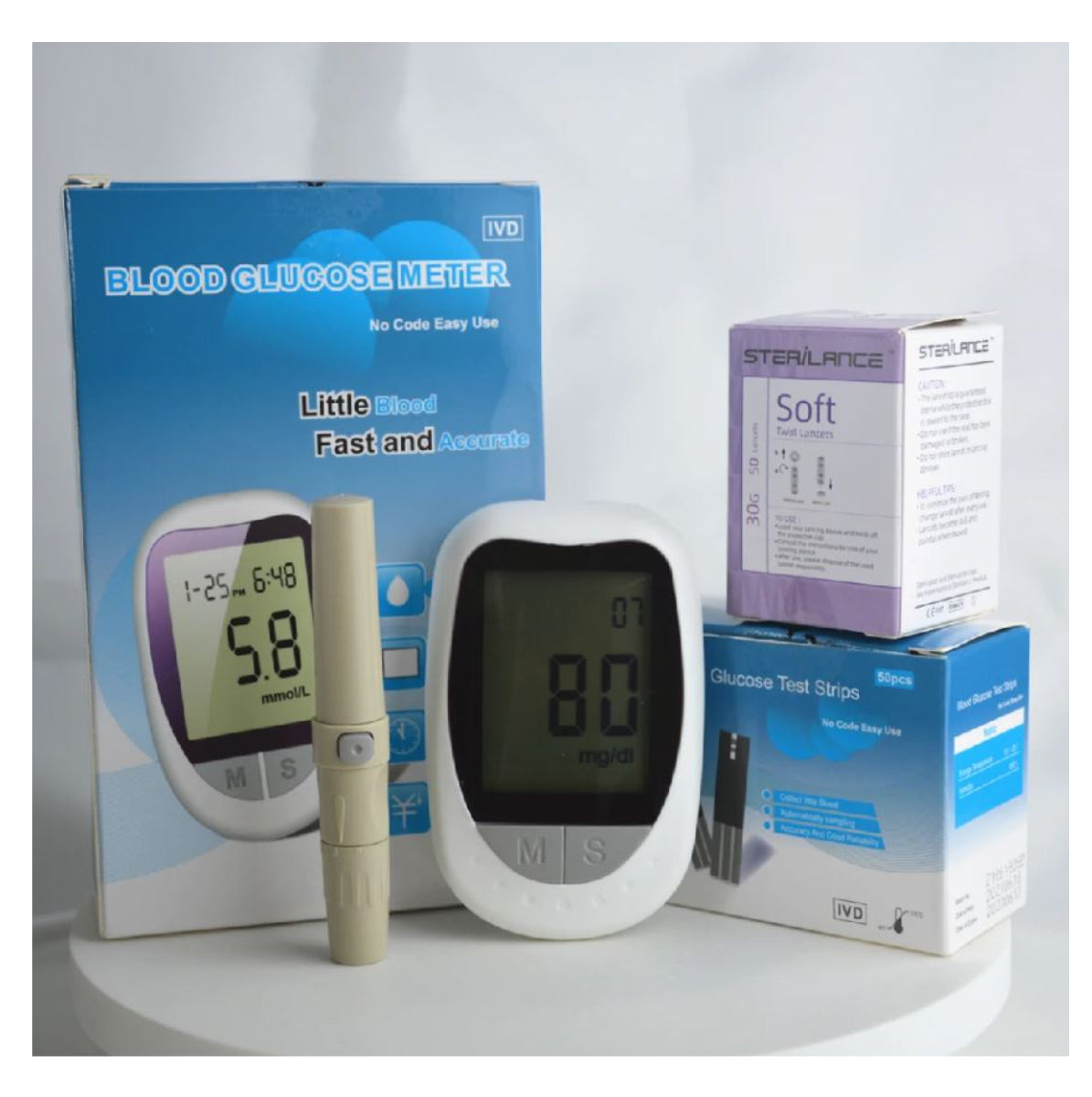 Glucometro PRECISIÓN DEL 99,9% Tienda Colômbia