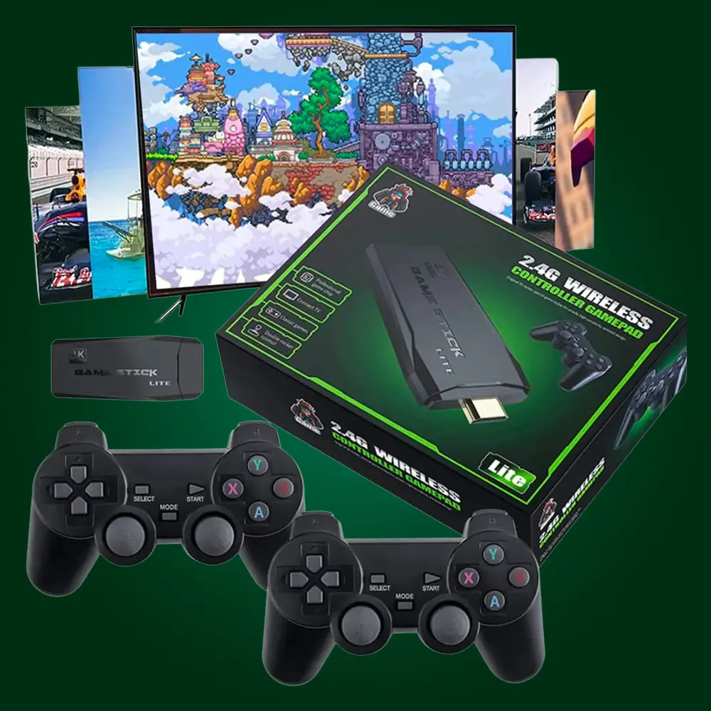 Consola de Videojuegos GameStick 4K - 20000 Juegos Retro Pura Tienda