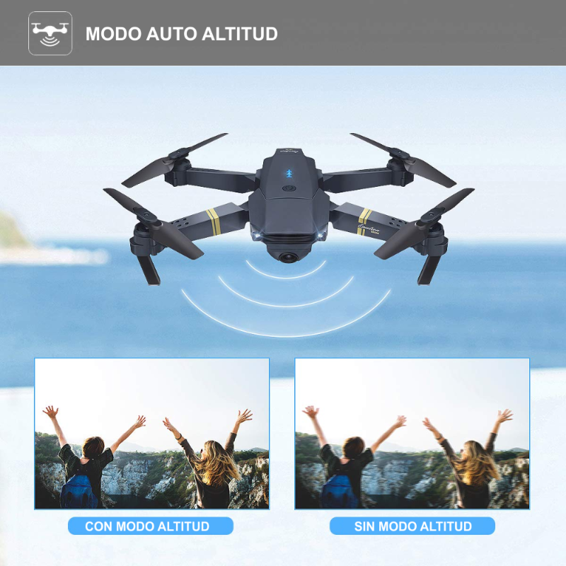 Drone Plegable Con Cámara Wifi 2.4g 998w Pura Tienda