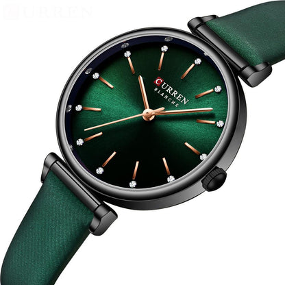 Reloj Curren 9081 CUERO Mujer Dama Negoc Pura Tienda