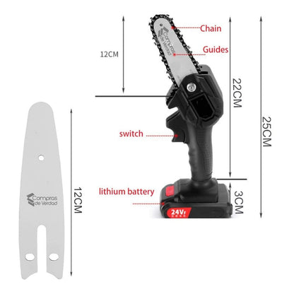 Mini Motosierra De Mano Portátil 24v Pura Tienda
