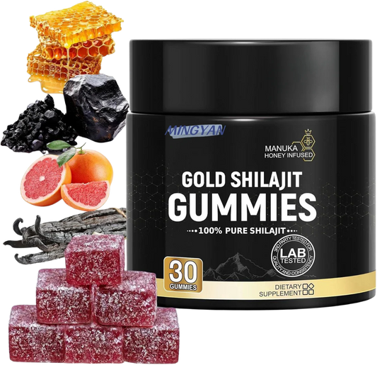 Gomitas de Shilajit puro - Salud, fuerza y bienestar - El poder del Himalaya Dropea