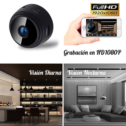 Mini Cámara Oculta Inalámbrica HD 1080P – Seguridad y Vigilancia Discreta Dropea