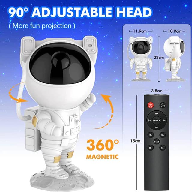 Astronauta Proyector de Galaxia y Nebula: ¡Viaje Estelar en tu Hogar! 🌌🚀 VOE