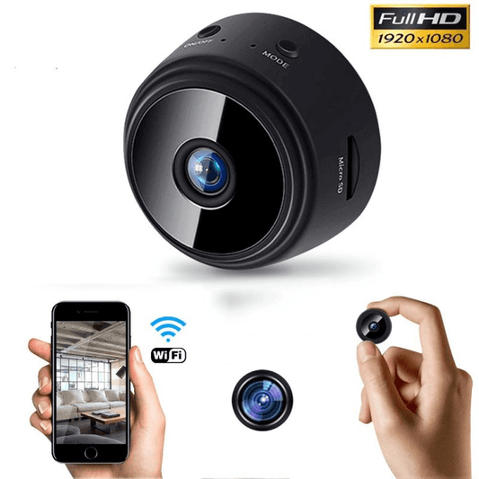 Mini cámara magnética Full HD Wi-Fi visión nocturna rastrea todo en tu teléfono celular Pura Tienda